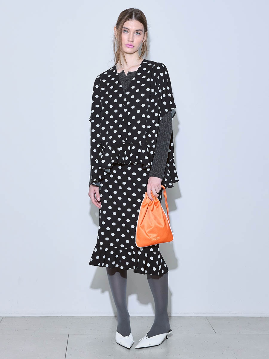 Юбка в горох