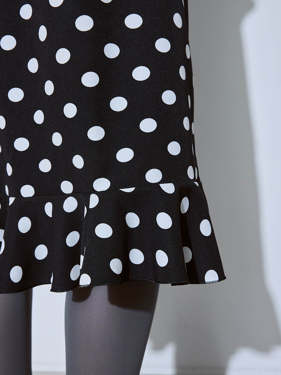 Юбка в горох