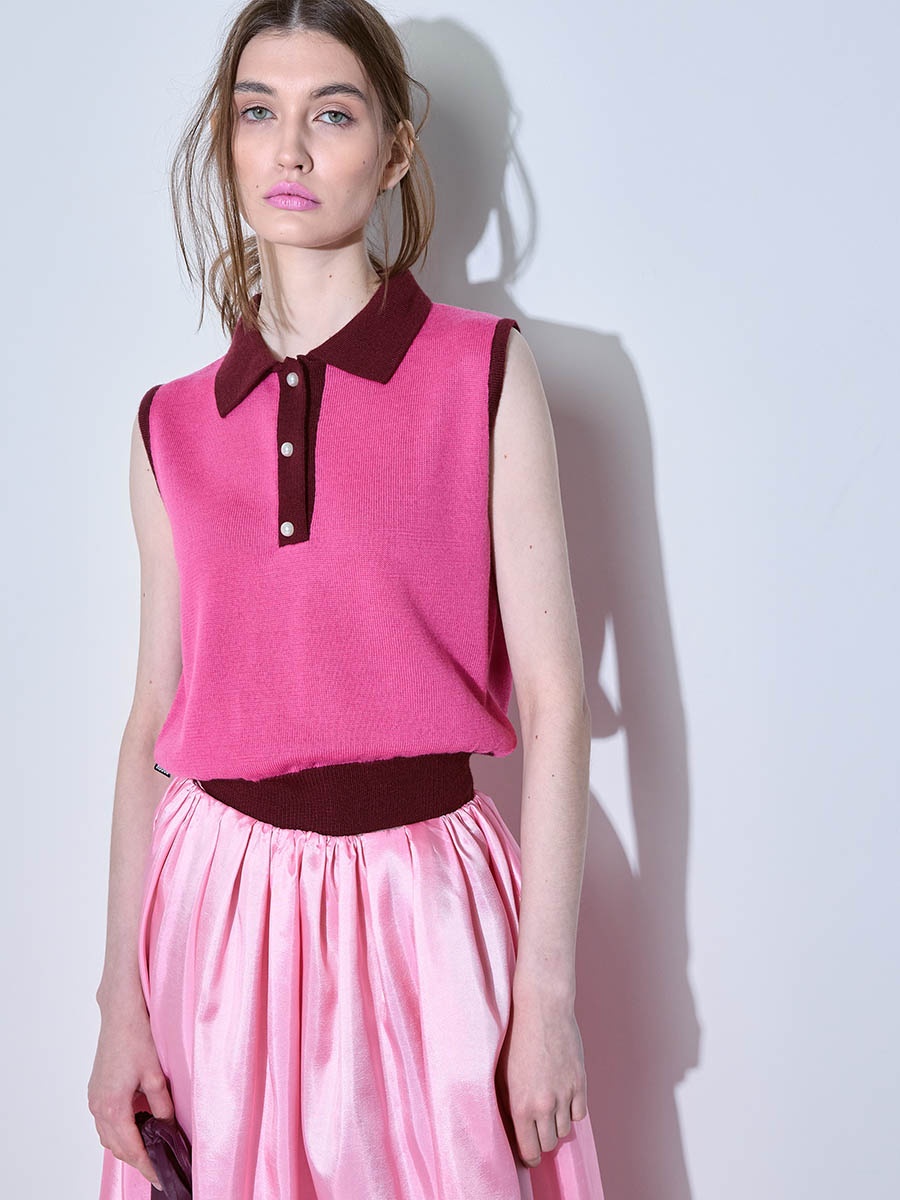 Поло розовое 