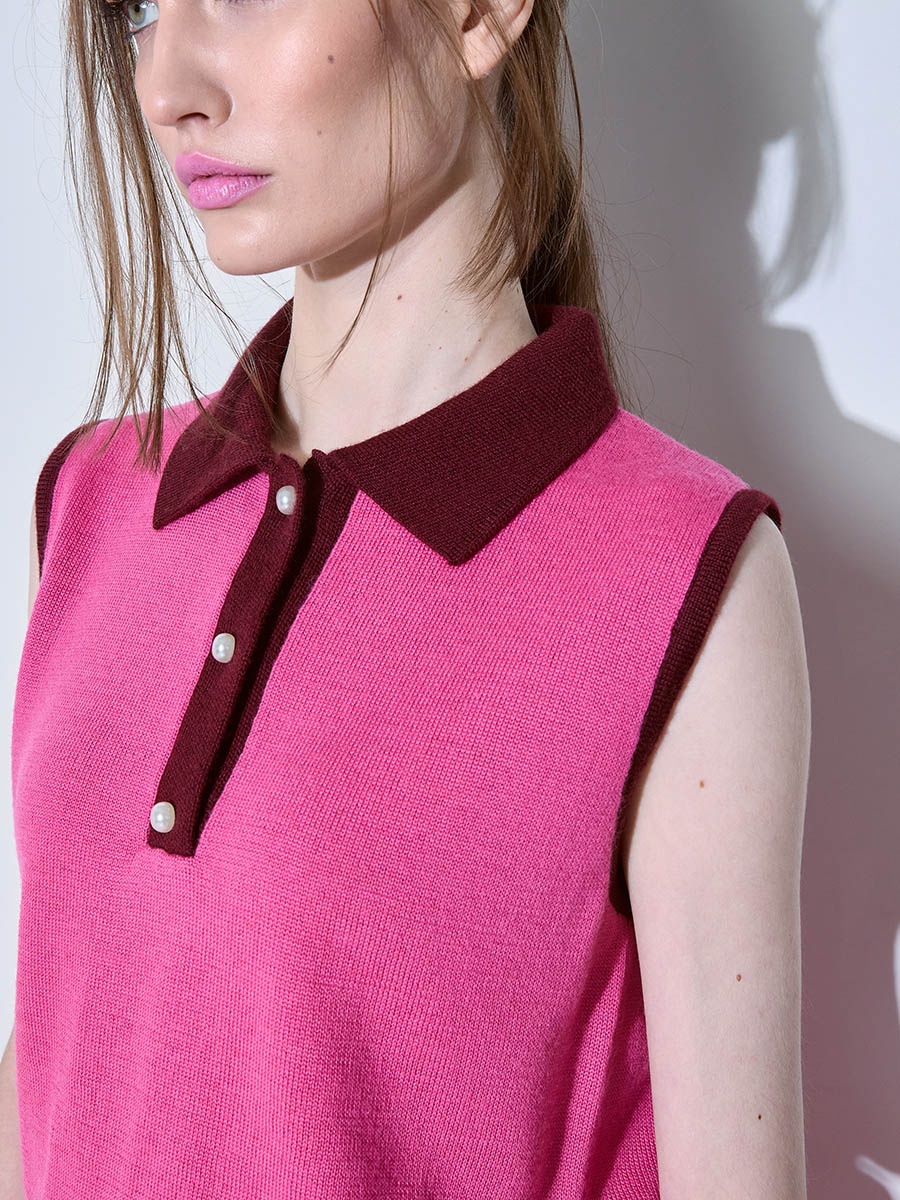 Поло розовое 