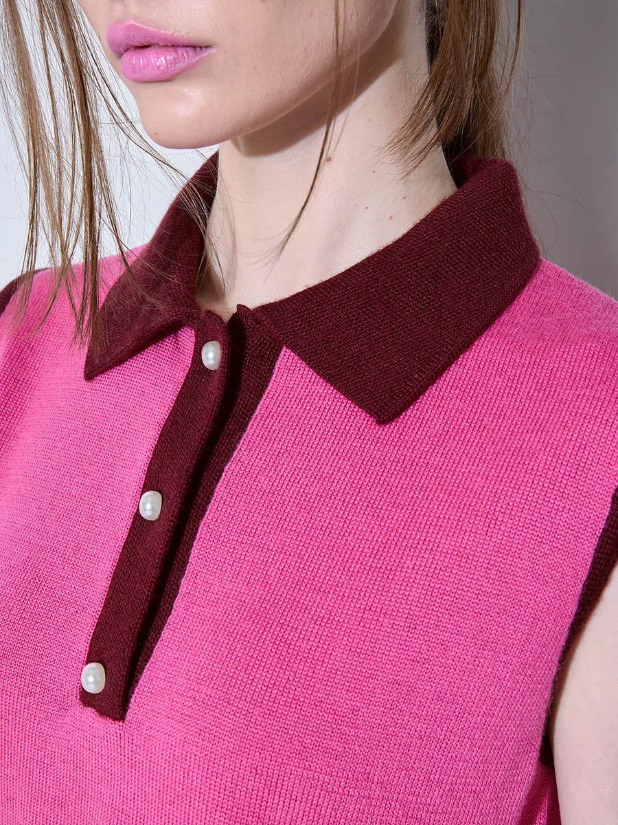 Поло розовое 