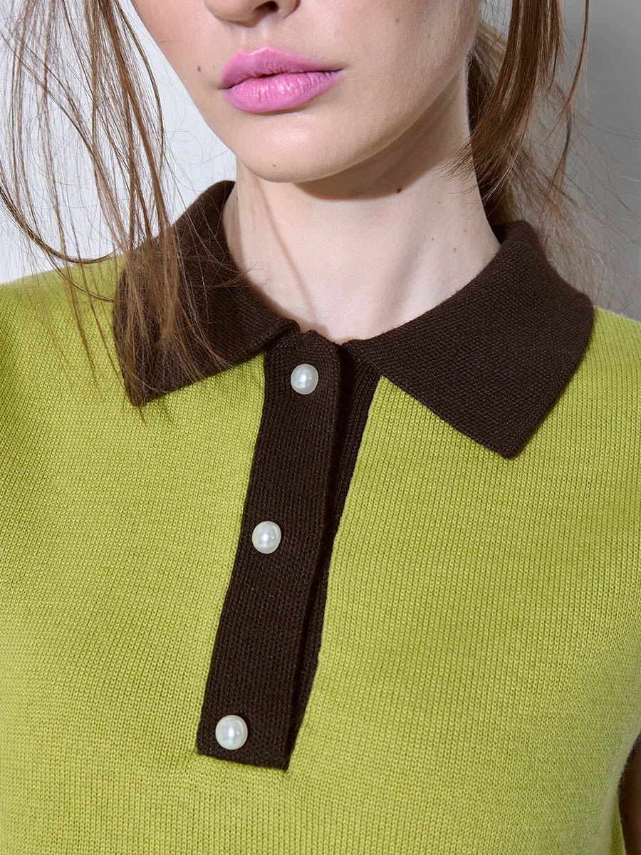 Поло зеленое