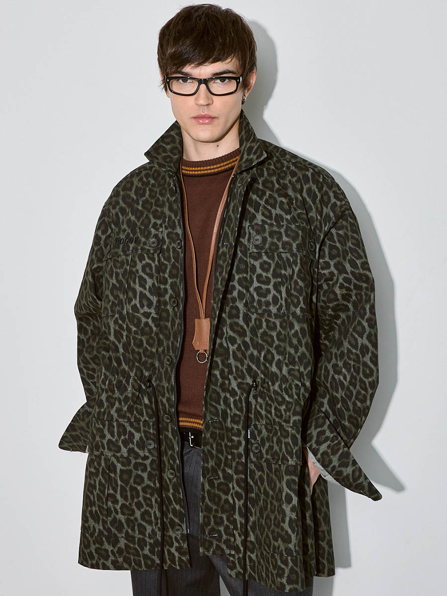 Парка лео хаки