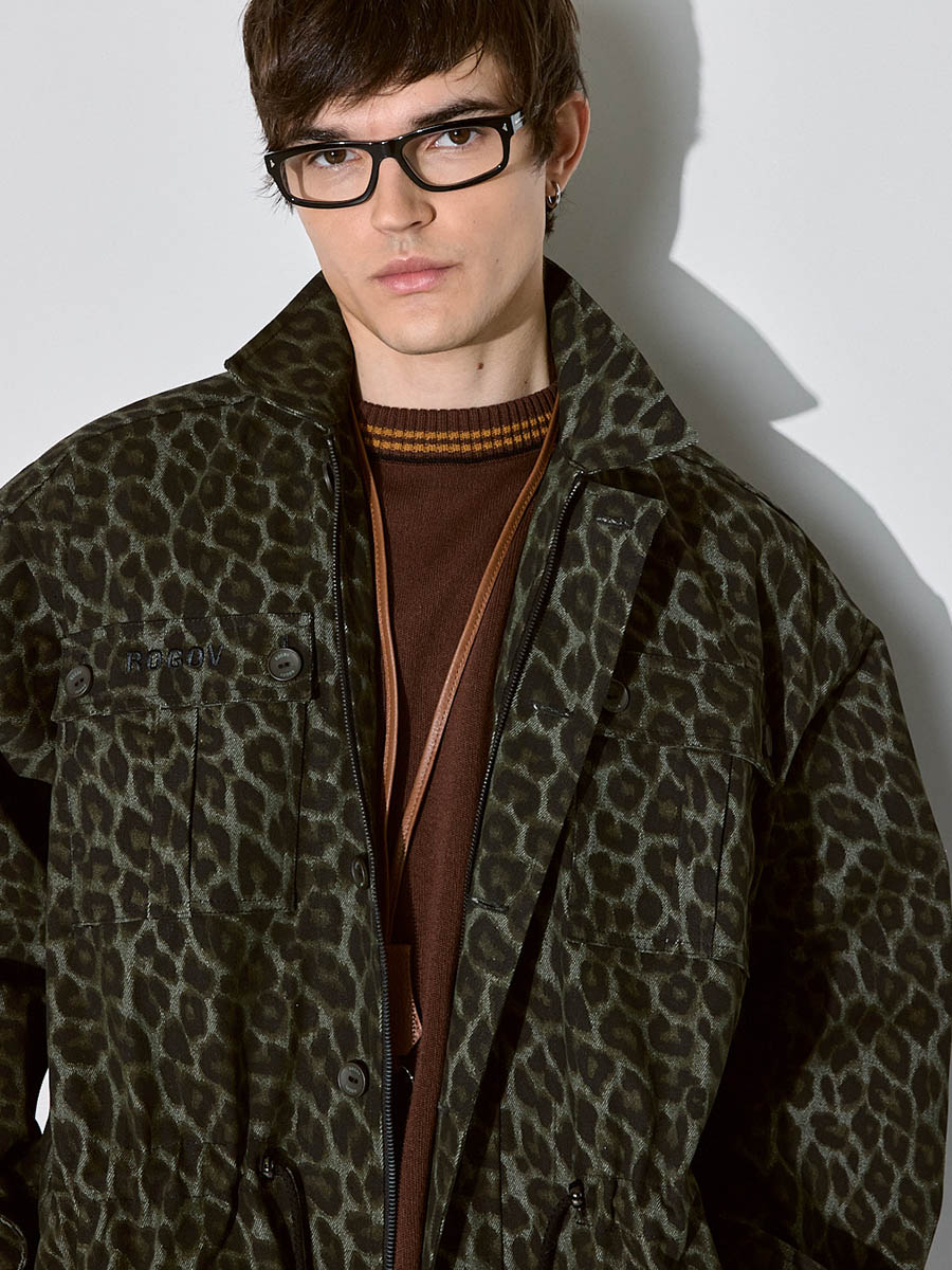 Парка лео хаки