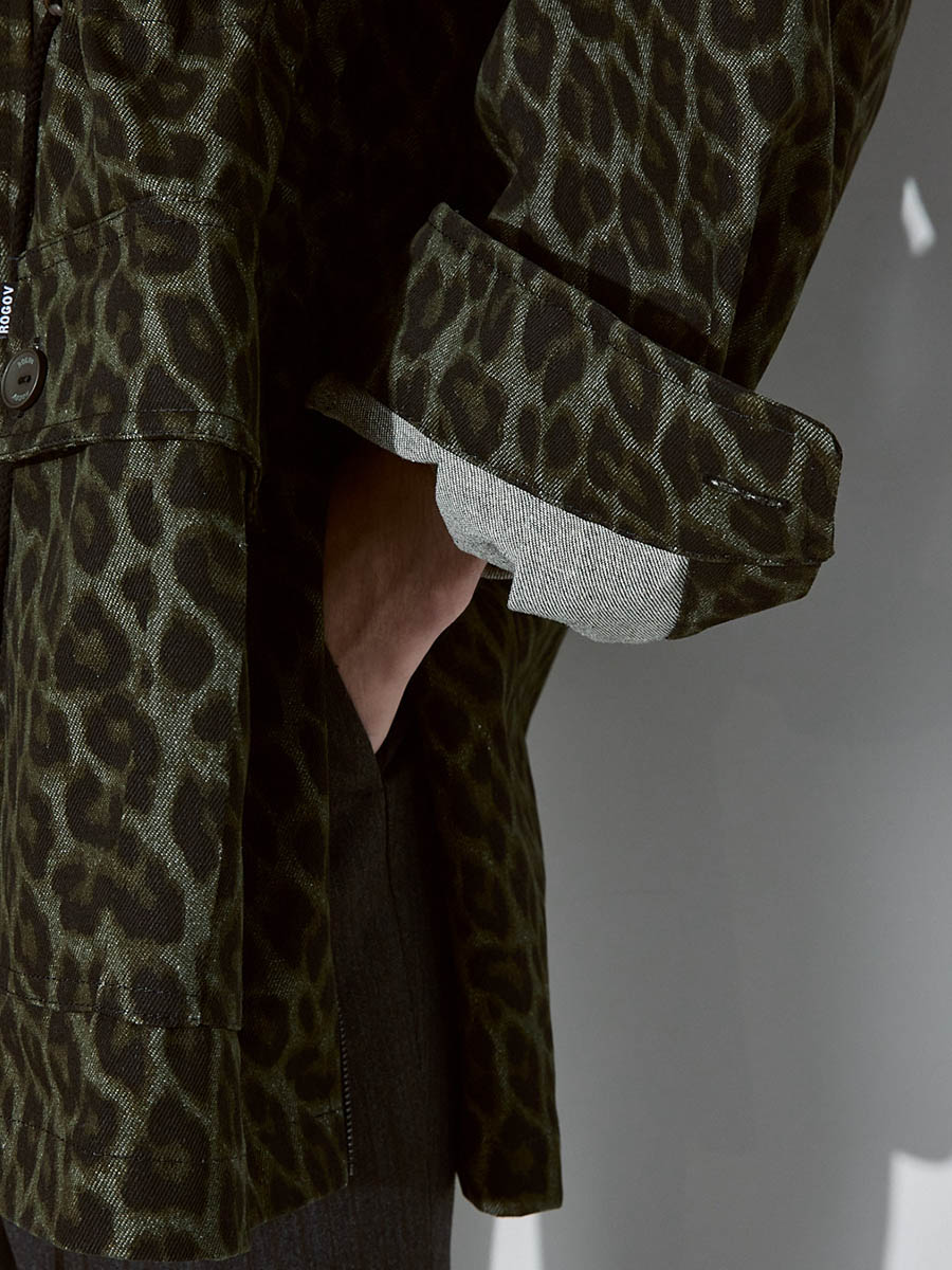 Парка лео хаки