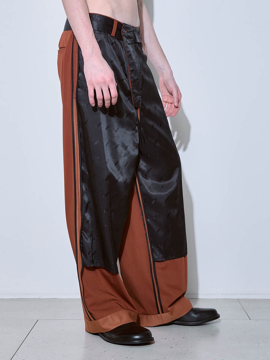 Брюки терракотовые 