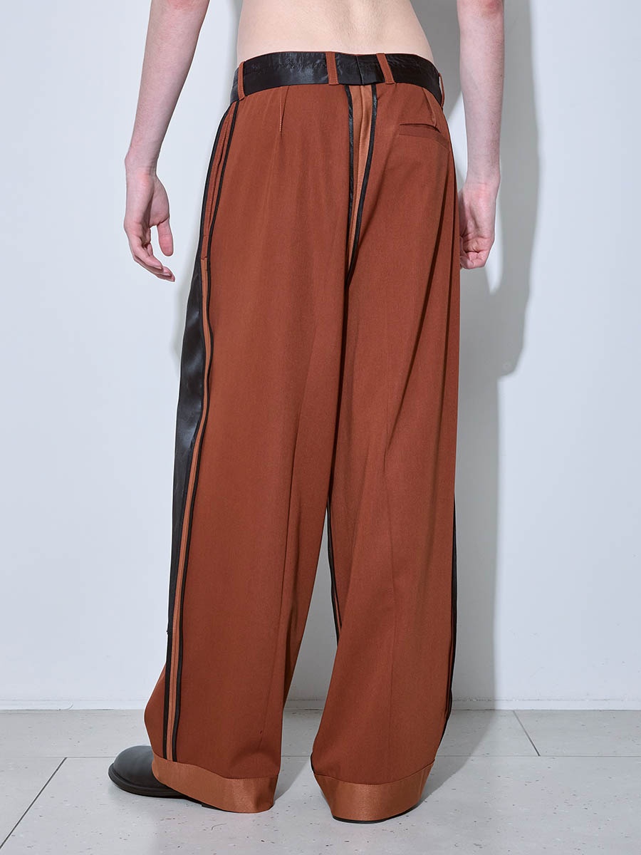 Брюки терракотовые 