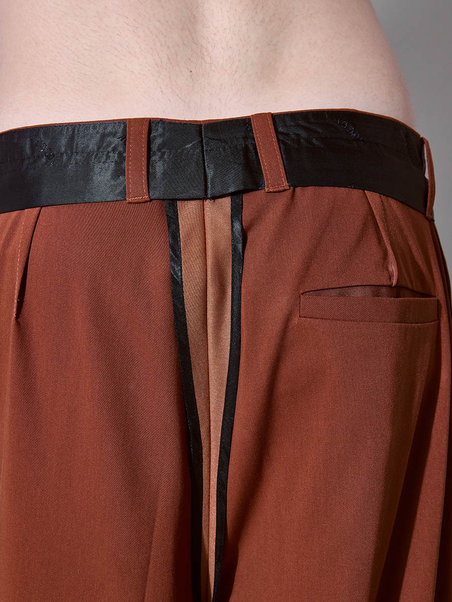 Брюки терракотовые 