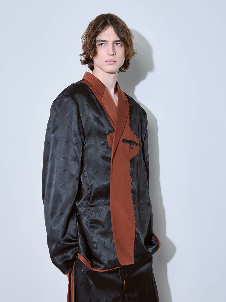 Пиджак терракотовый 