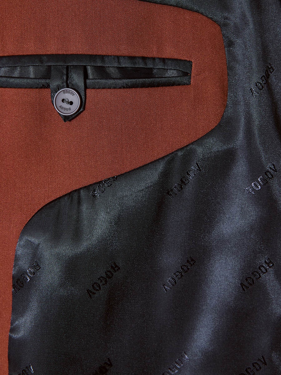 Пиджак терракотовый 