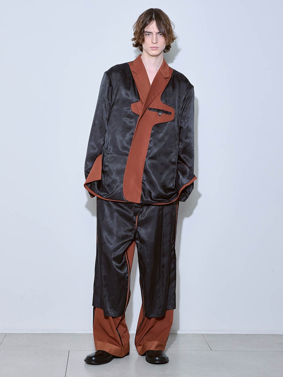 Пиджак терракотовый 