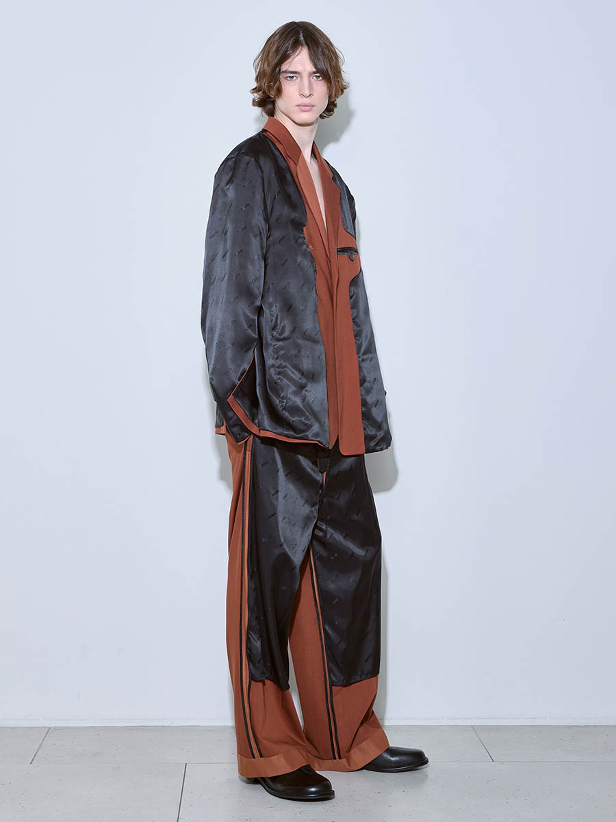 Брюки терракотовые 