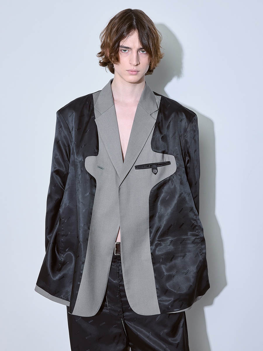 Пиджак серый 