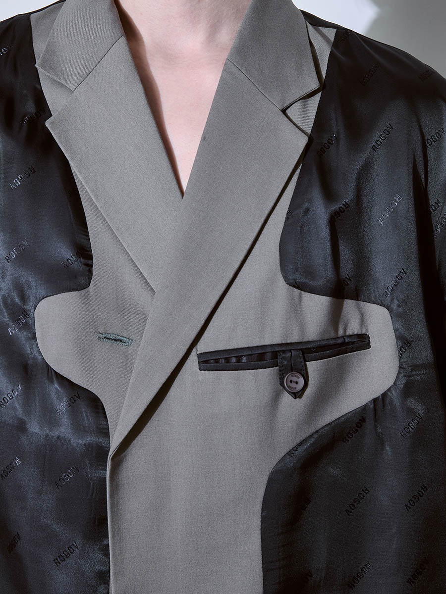 Пиджак серый 