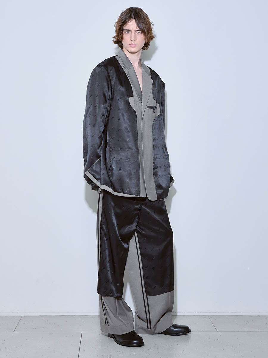 Пиджак серый 