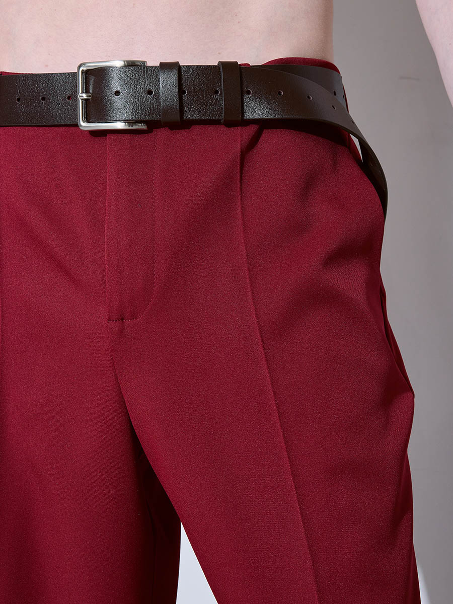 Брюки бордовые