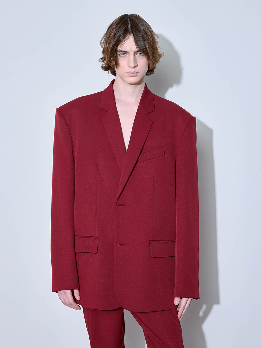 Пиджак бордовый