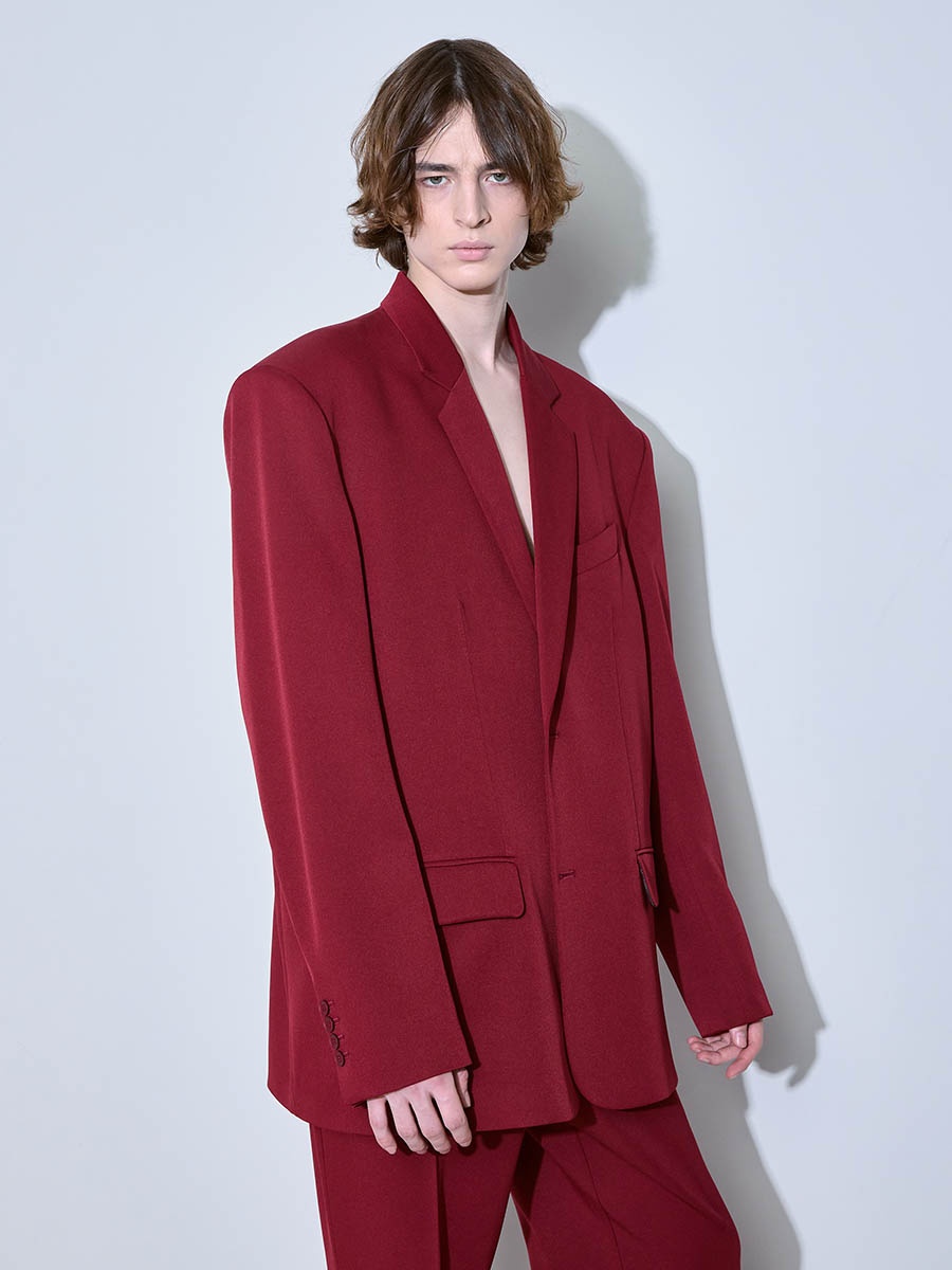 Пиджак бордовый