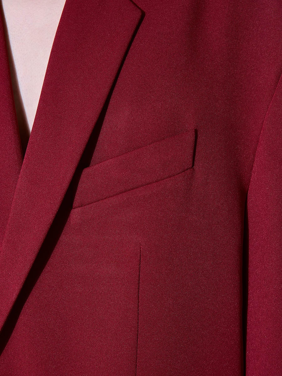 Пиджак бордовый