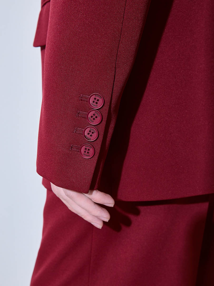 Пиджак бордовый