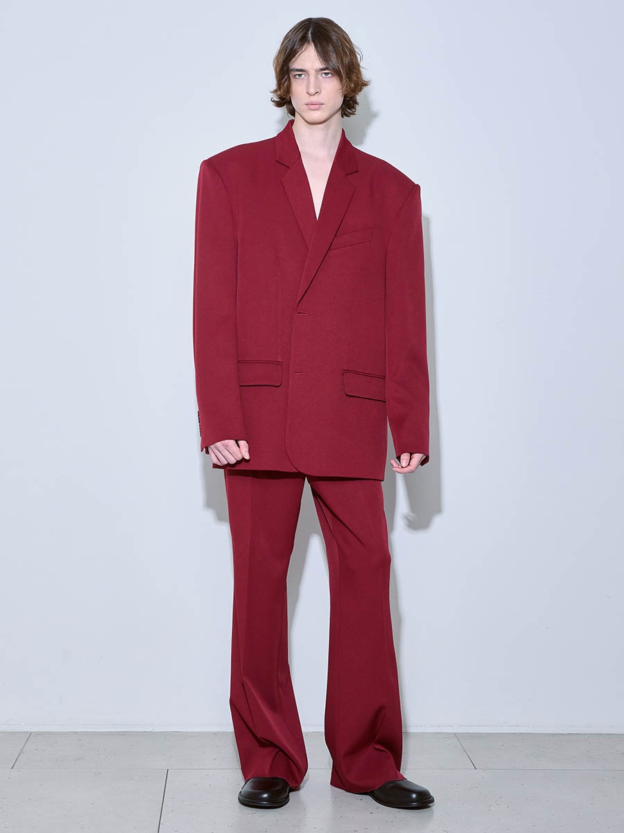 Пиджак бордовый