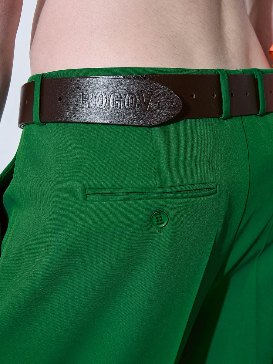 Брюки зеленые 