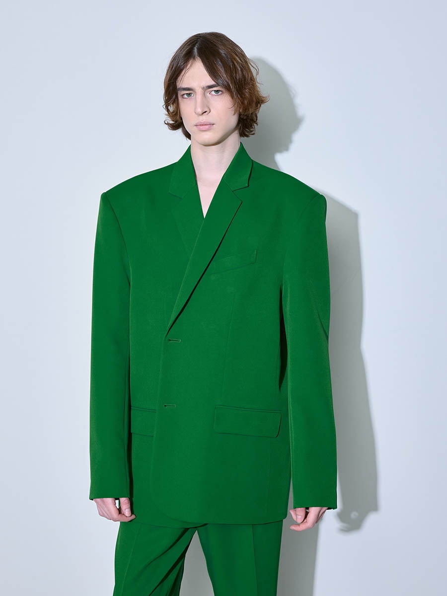 Пиджак зеленый