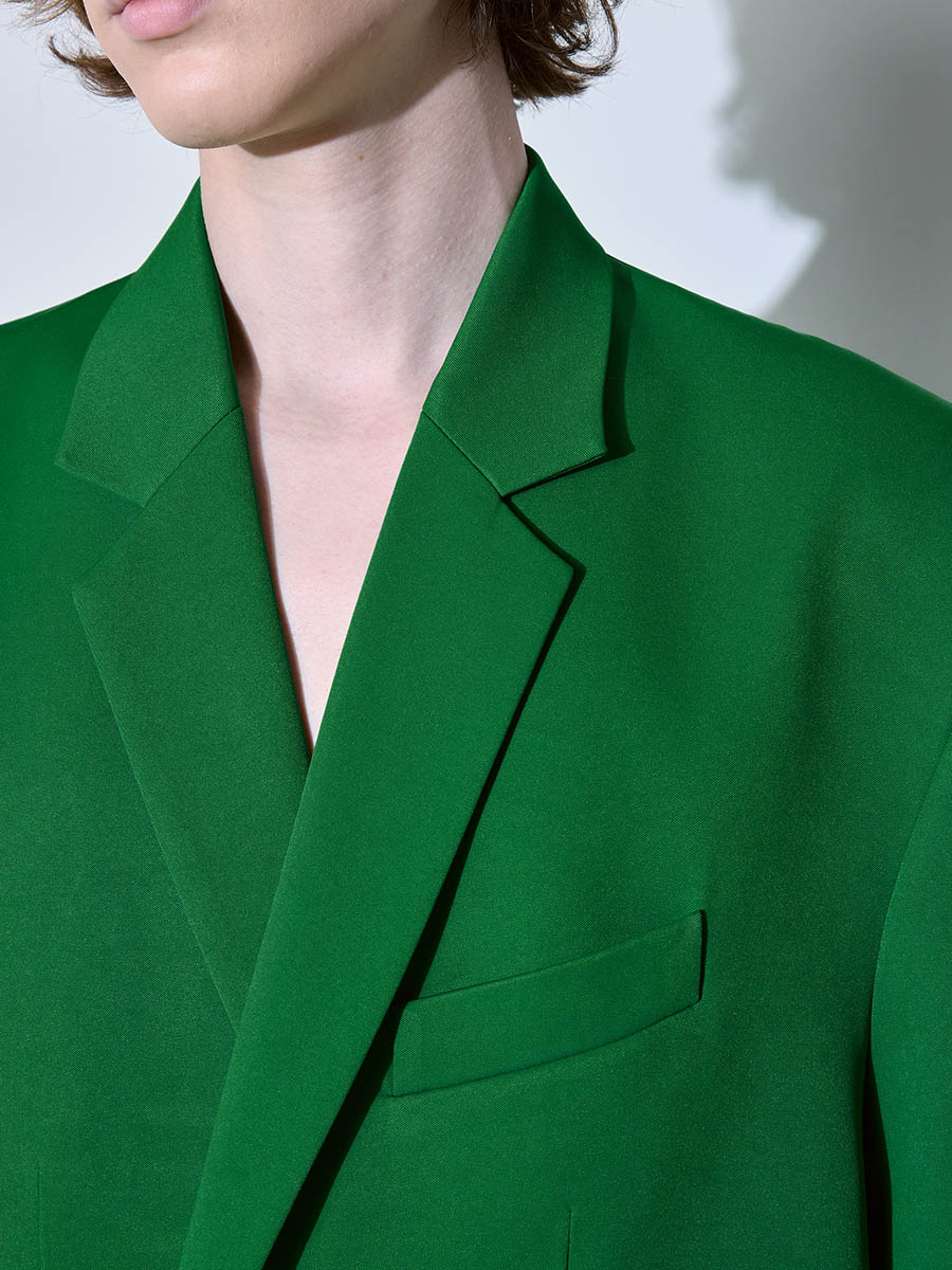 Пиджак зеленый
