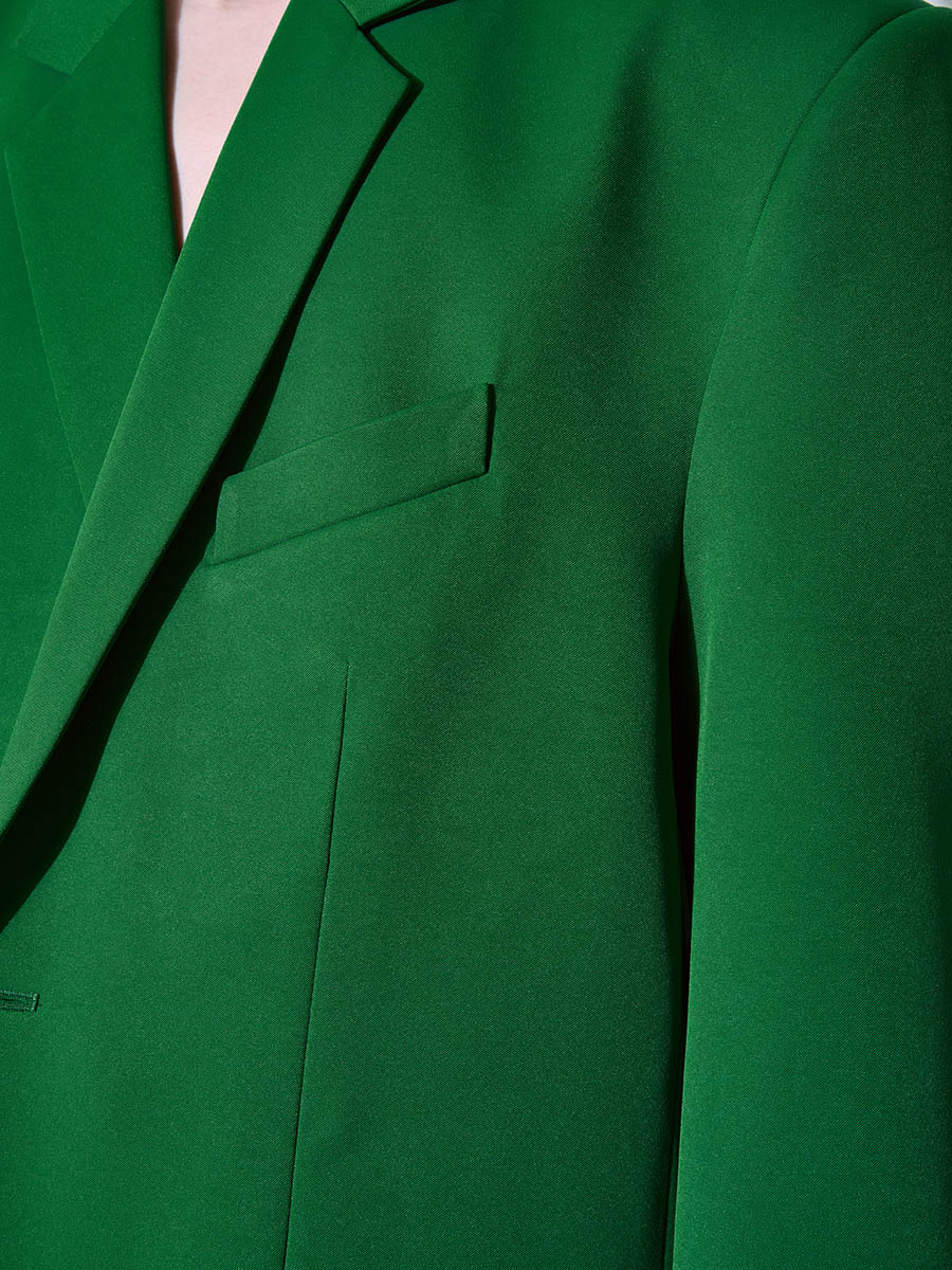 Пиджак зеленый