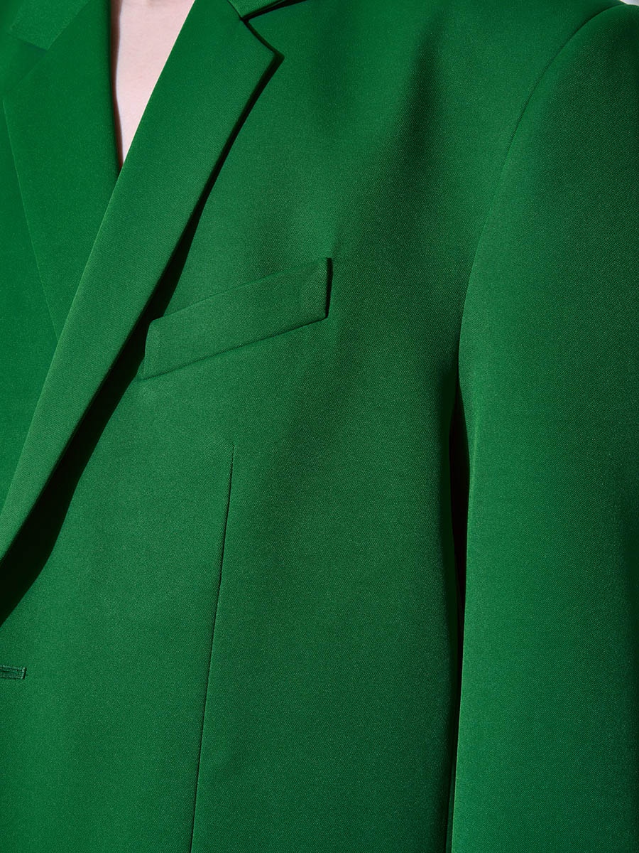 Пиджак зеленый