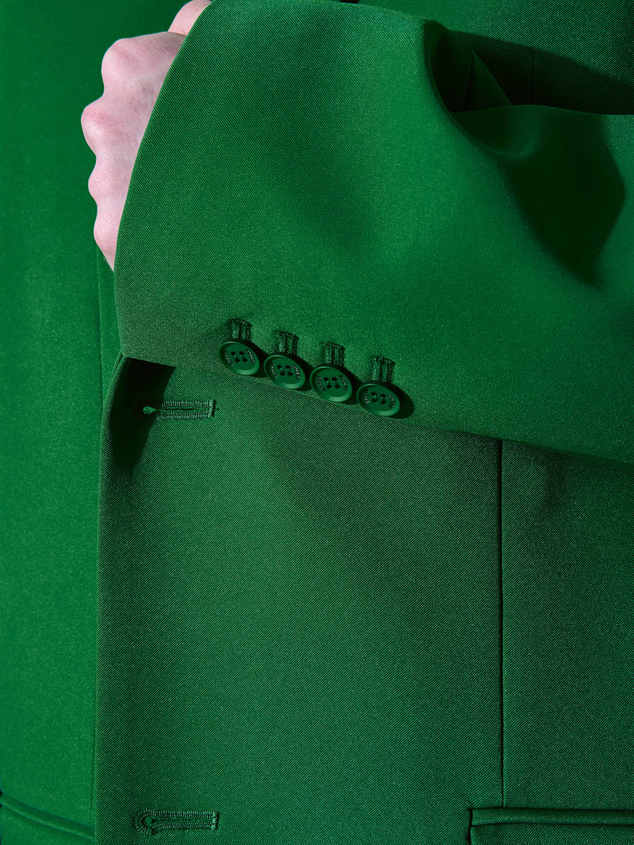 Пиджак зеленый