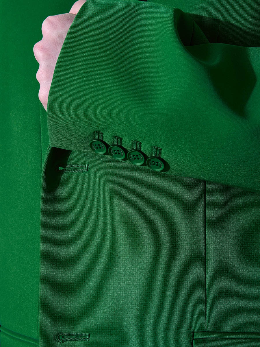 Пиджак зеленый