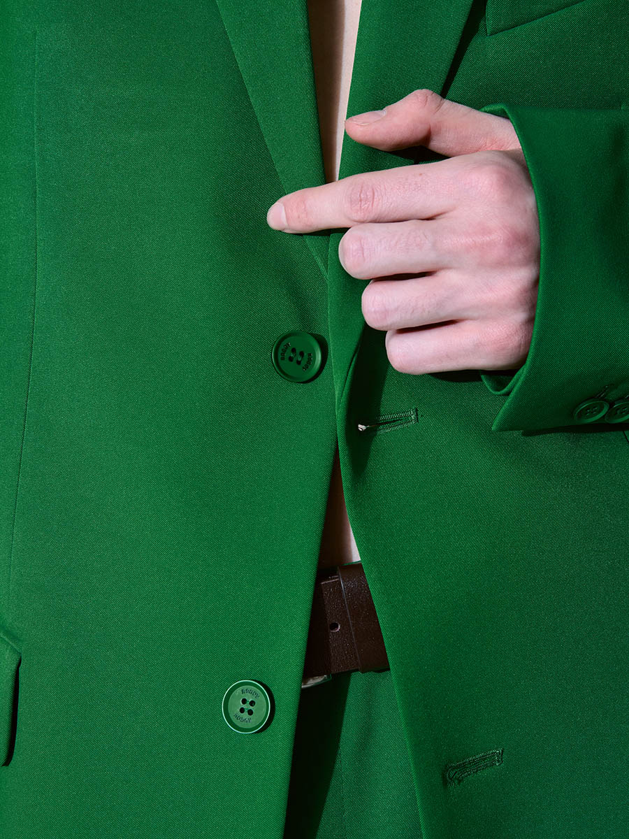 Пиджак зеленый