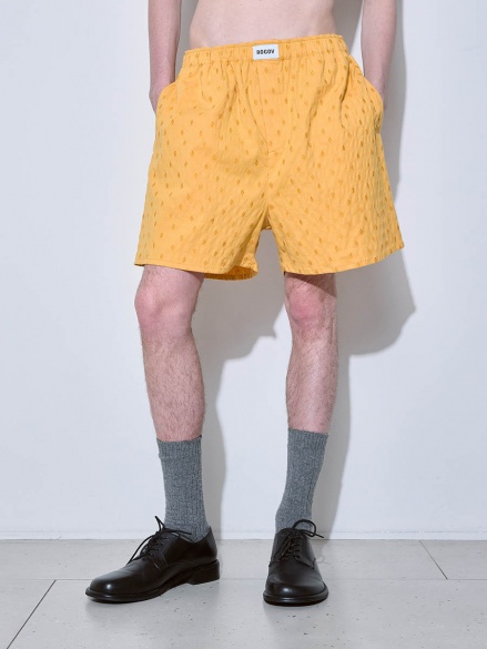 Шорты горчичные 