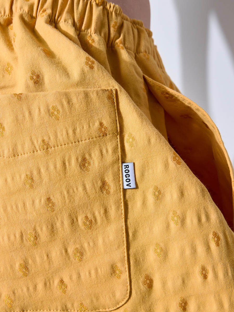 Шорты горчичные 