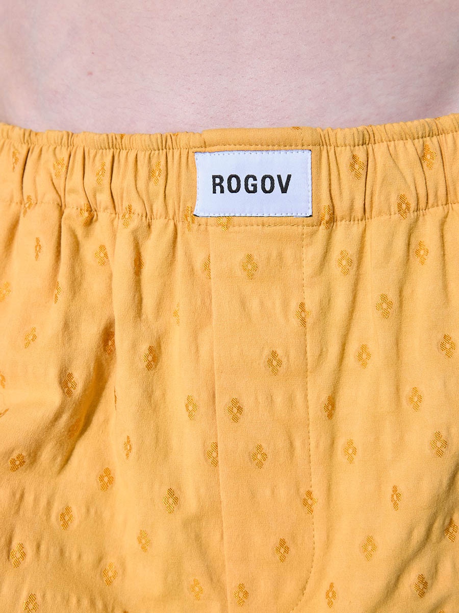 Шорты горчичные 