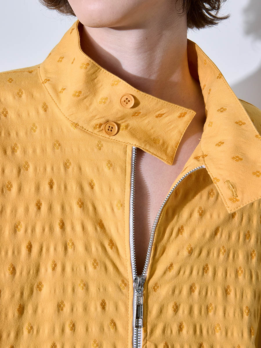 Бомбер горчичный 