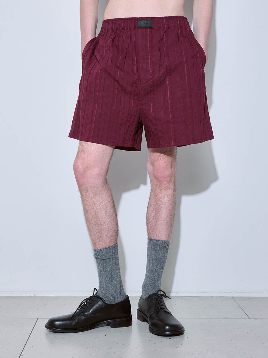 Шорты бордовые 