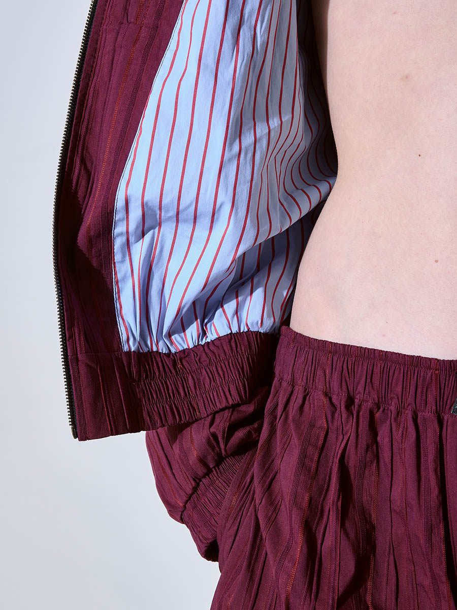 Бомбер бордовый 