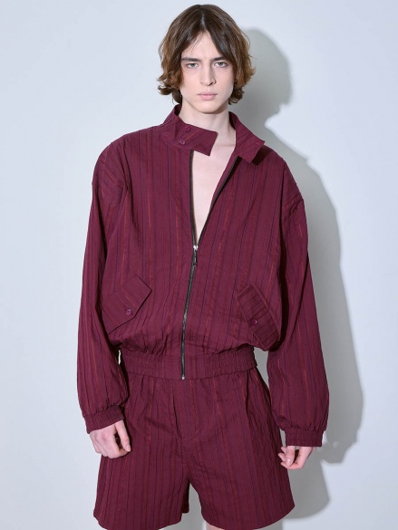 Бомбер бордовый 