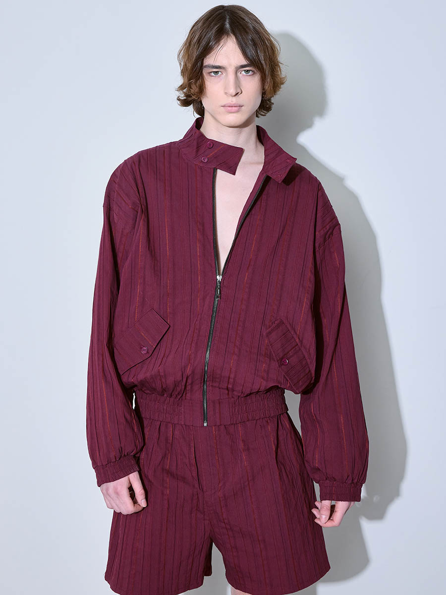 Бомбер бордовый 