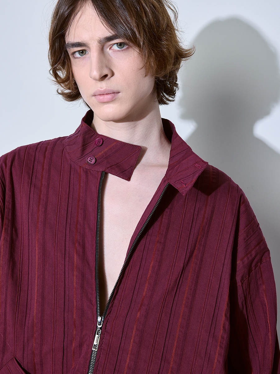 Бомбер бордовый 