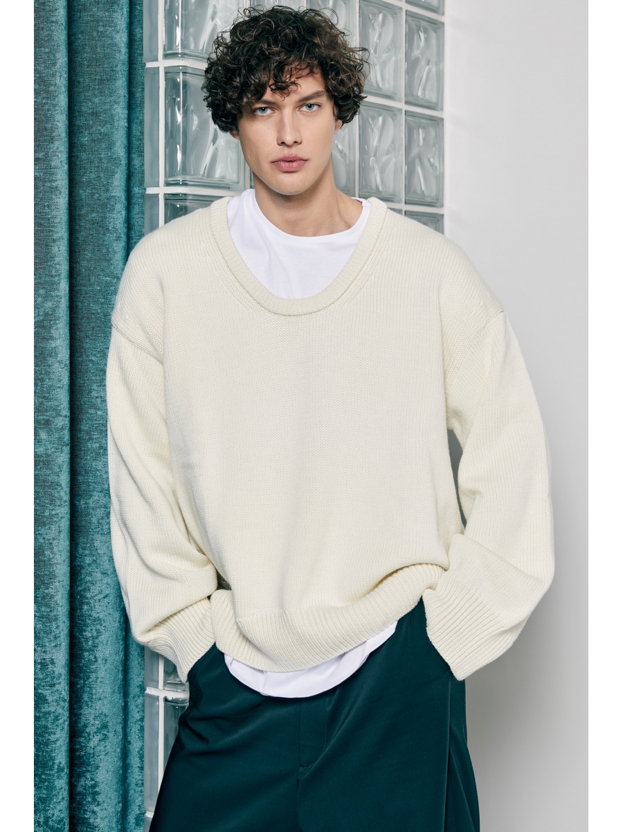 Пуловер white 